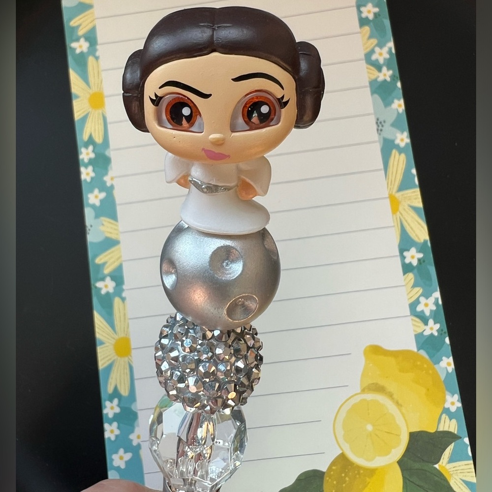 Personalized “Princess Leia” Beaded Pen - Disney Doorables/Star Wars Collection